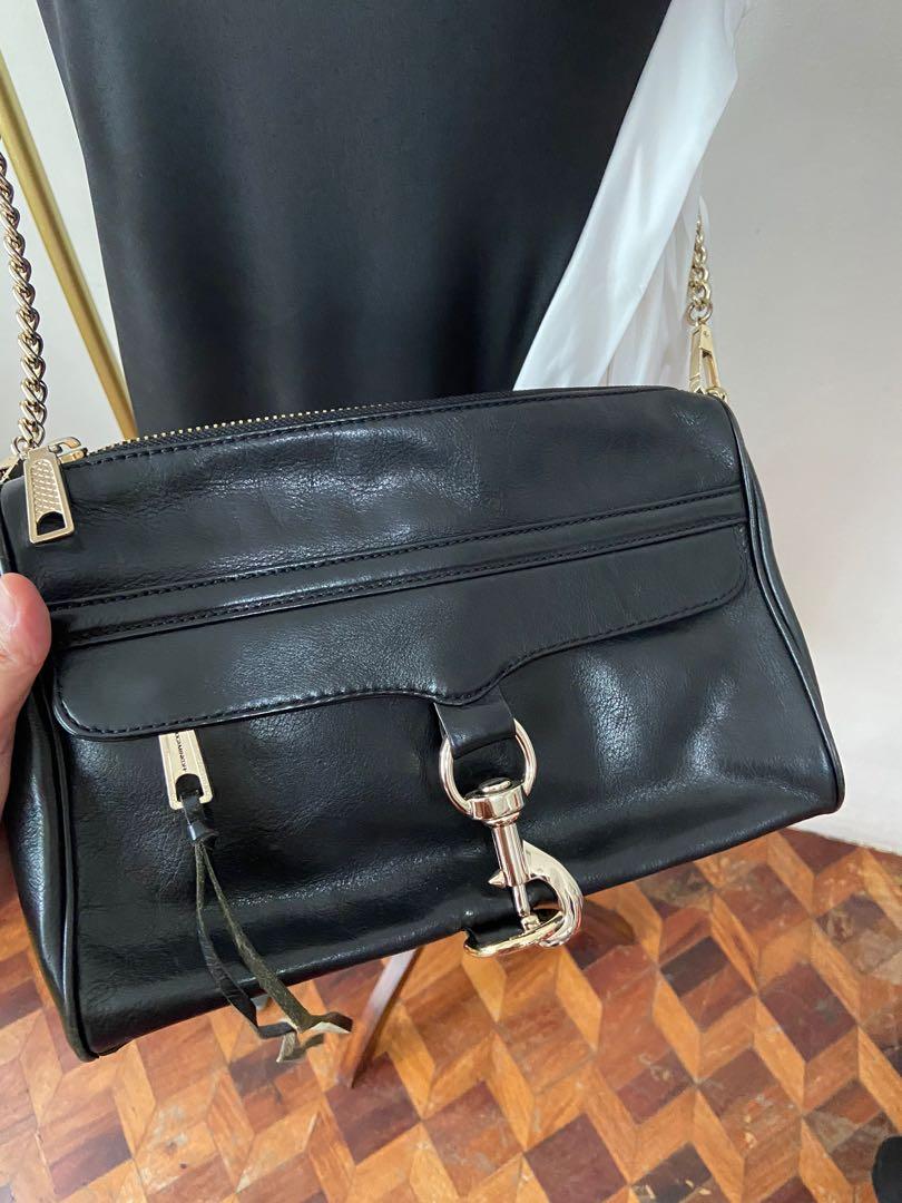 Rebecca Minkoff MAC Black Sling Bag (Category: Luxury Bags & Wallets) located in Quezon City. Submitted by maugo (Listing ID 1155620208, Image 1). Description: 7/10 condition With sign of usage Bought this in the US at P10k Meet: Theatre Mall, Greenhills.