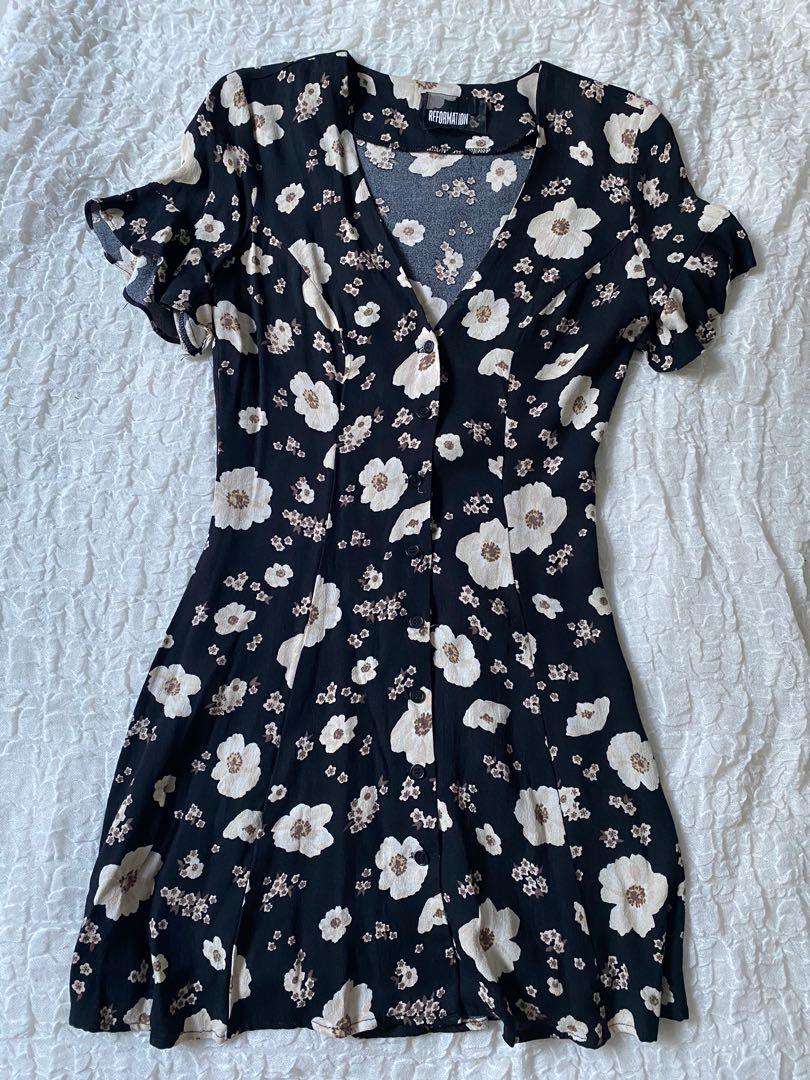 Reformation Dolce Dress in Alpine size 2 Women s Fashion Dresses Sets Dresses on Carousell