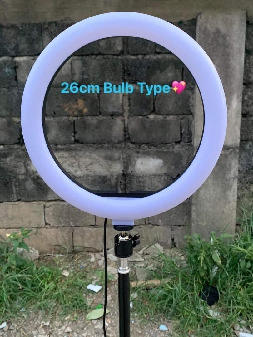 RINGLIGHTS 26cm/33cm/36cm (Category: Mounts & Holders) located in Pasig City. Submitted by gemma_00 (Listing ID 1155543145, Image 2). Description: RESTOCKED!! Available Ringlight Onhand ♥️ 26cm ringlight-P530 33cm ringlight-P700 36cm bulb (3phone holder) - P850 💥Cash on Delivery within Metro Manila and Nearby Areas with Shipping fee.