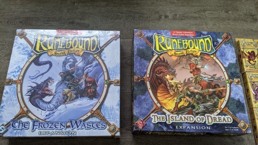 Runebound collection board game boardgame, Hobbies & Toys, Toys & Games on Carousell