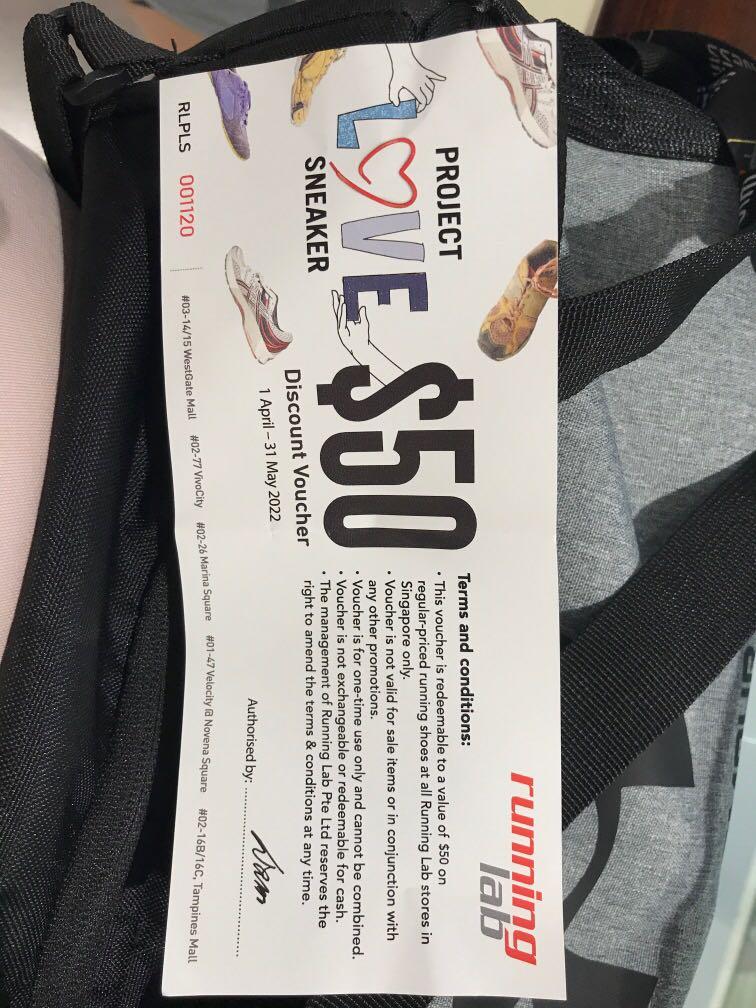 Running lab shoe voucher top