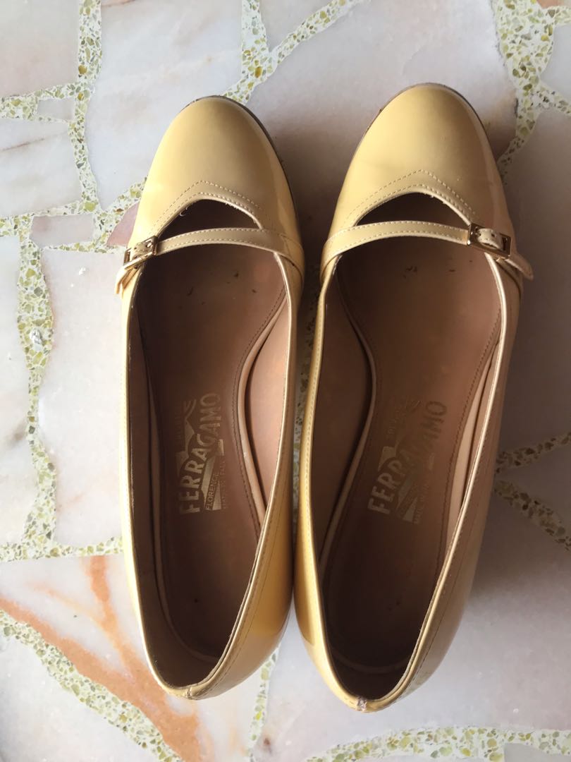 Salvatore Ferragamo Audrey 40 Macaron Patent Calf 7.5D Women s Fashion Footwear Heels on Carousell