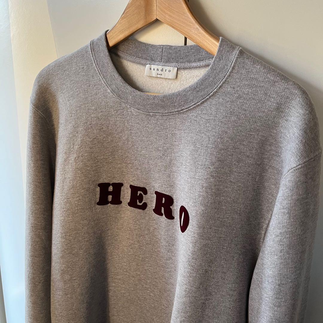 Sandro Hero Print Sweater Pullover for Men