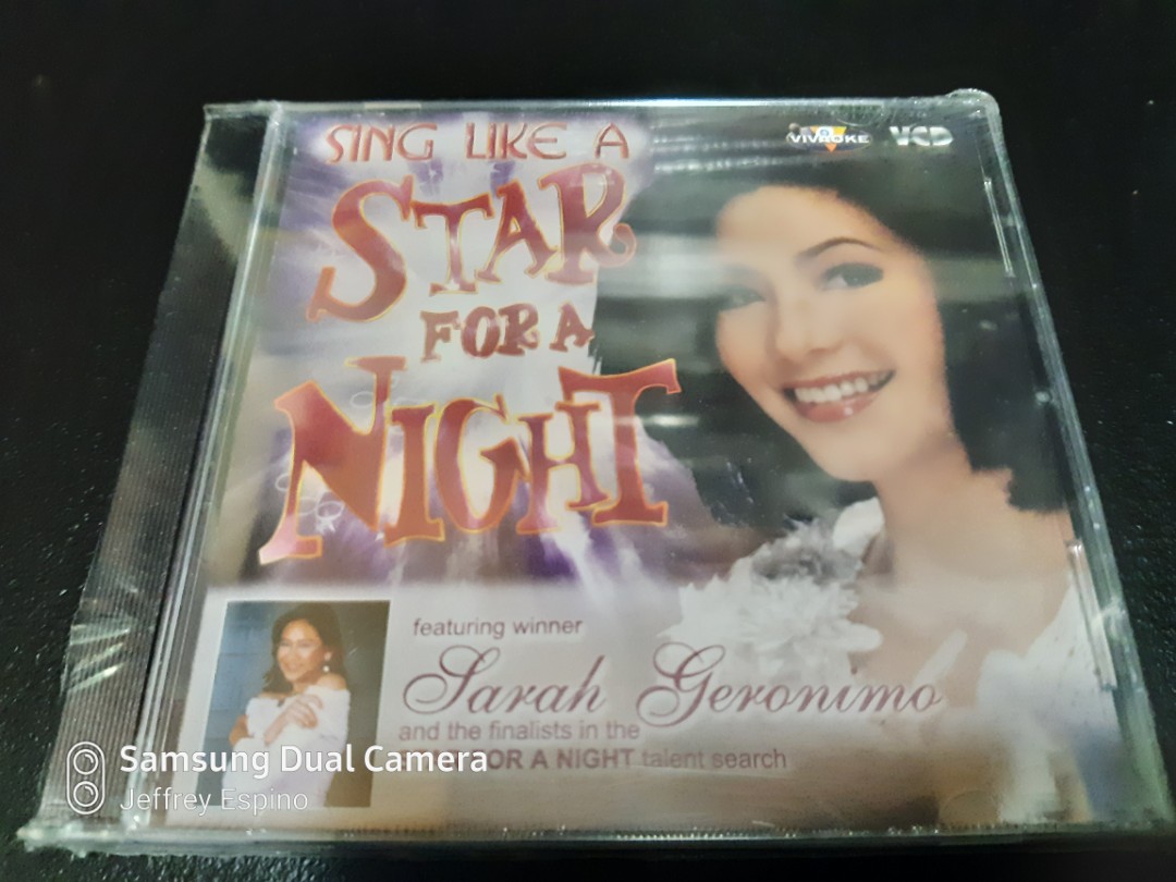 Sing like a Star for A Night VCD opm Regine Velasquez Sarah Geronimo ...