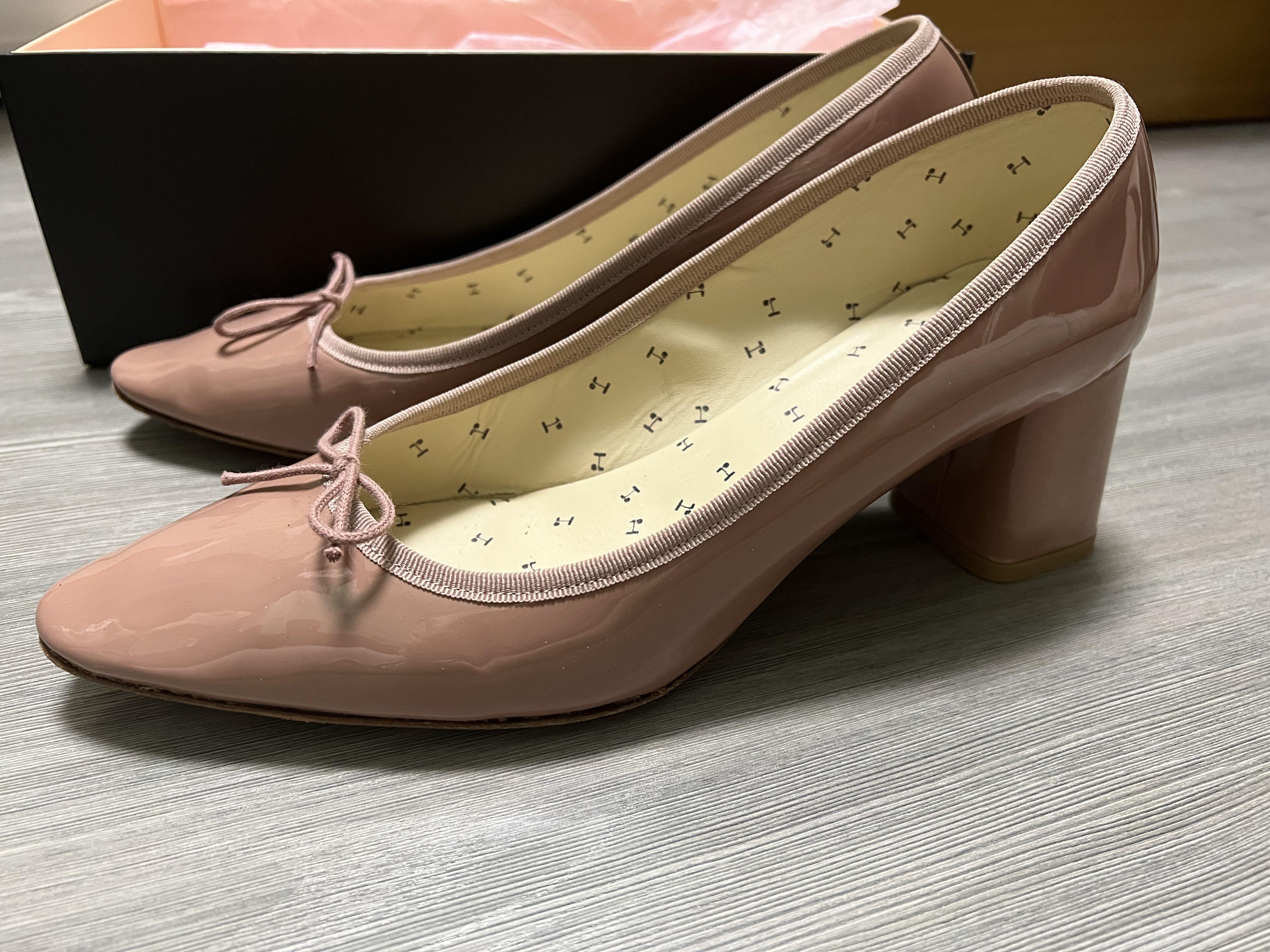 Size 42 Repetto nastasia pump 粉色優雅大碼粗踭鞋