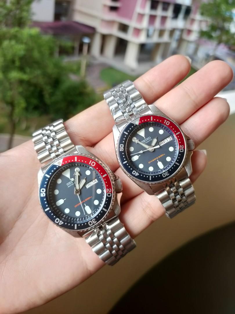 Skx009 & Skx015 seiko couples watch set, Men's Fashion, Watches &  Accessories, Watches on Carousell