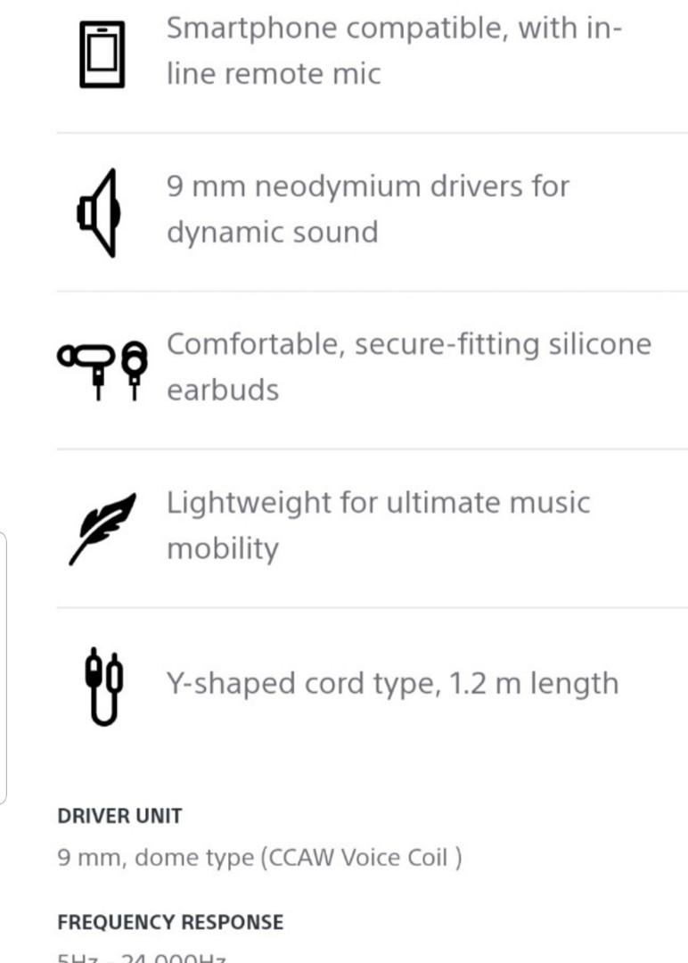 Sony black earphones headset (Category: Earphones) located in Manila. Submitted by al.rey (Listing ID 1155701860, Image 3). Description: brand new Payment: BDO or BPI transfer GCASH or Cash on Delivery Delivery: Shipping to be shouldered by Buyer Item's location: Don Antonio Heights, Commonwealth QC #dealsafely #inQC #inManila. #inMakati #inPasig #sideline2 Thank you for checking my items..