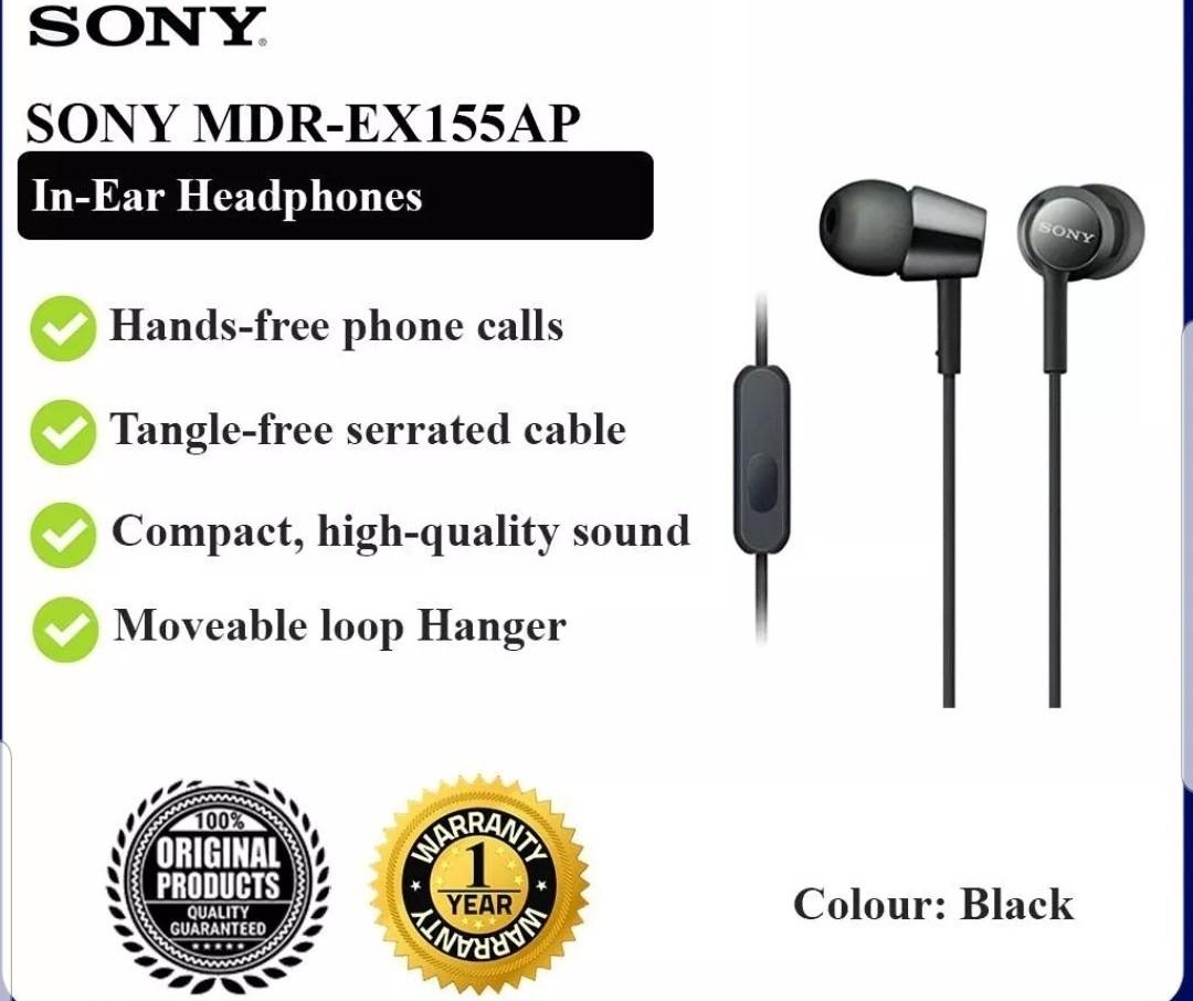 Sony black earphones headset (Category: Earphones) located in Manila. Submitted by al.rey (Listing ID 1155701860, Image 1). Description: brand new Payment: BDO or BPI transfer GCASH or Cash on Delivery Delivery: Shipping to be shouldered by Buyer Item's location: Don Antonio Heights, Commonwealth QC #dealsafely #inQC #inManila. #inMakati #inPasig #sideline2 Thank you for checking my items..