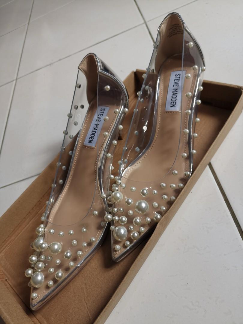 pearl heels steve madden