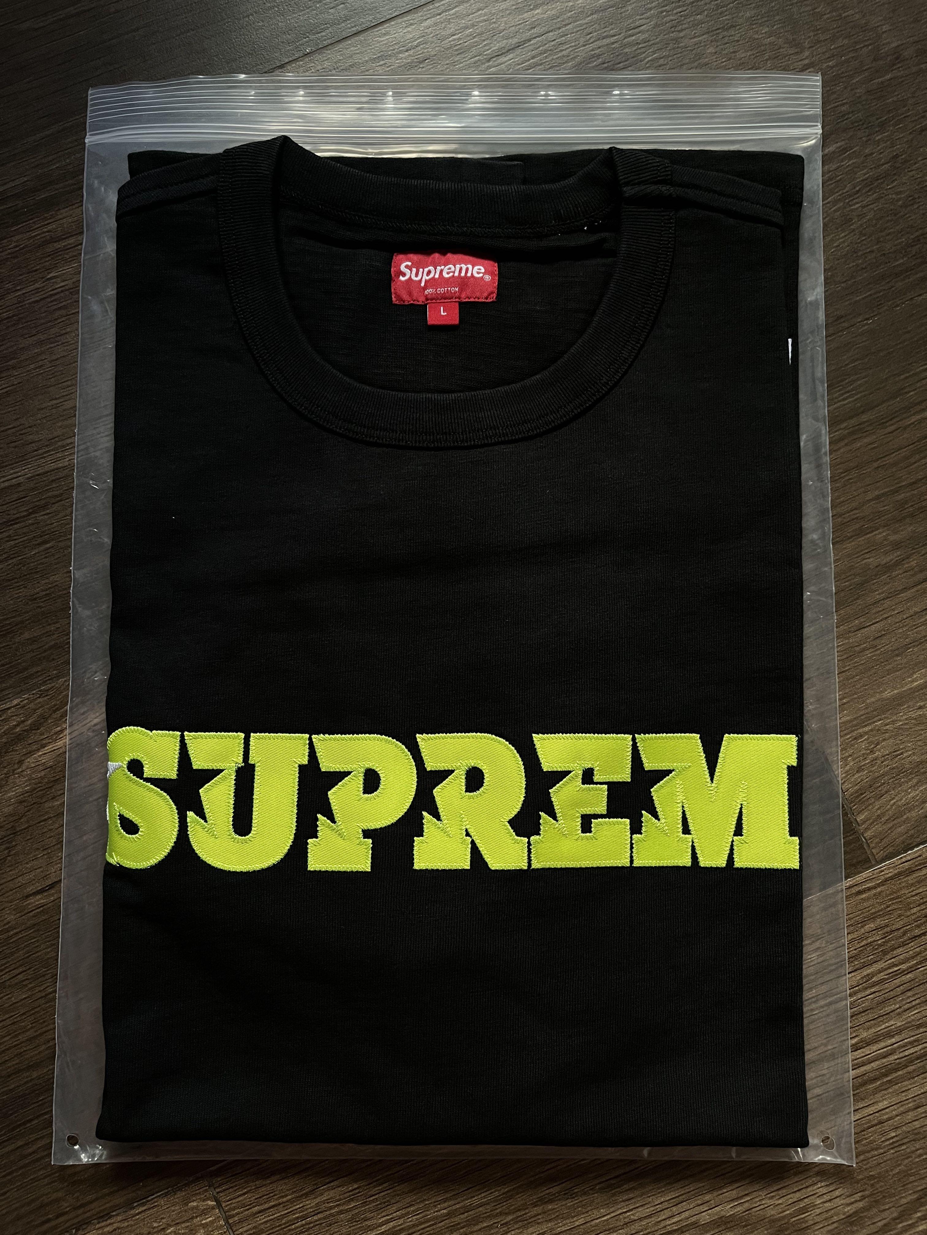 Supreme Star logo tee, 男裝, 上身及套裝, T-shirt、恤衫、有領衫 