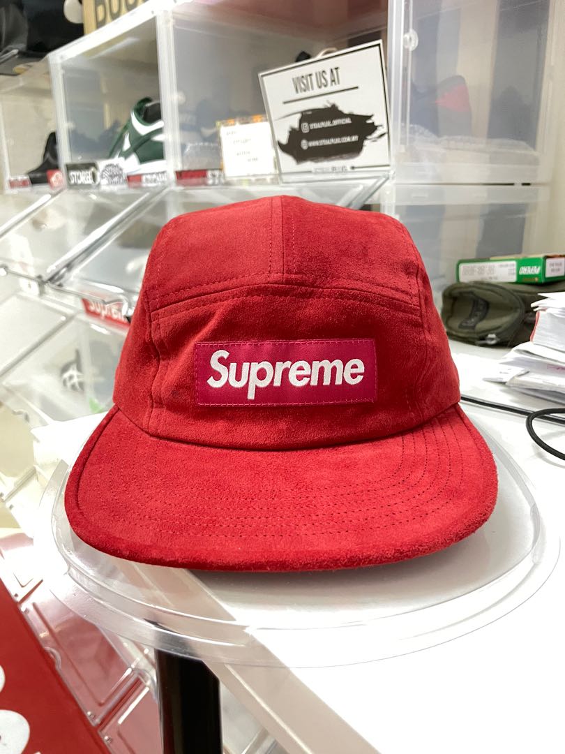 Supreme suede cap sales