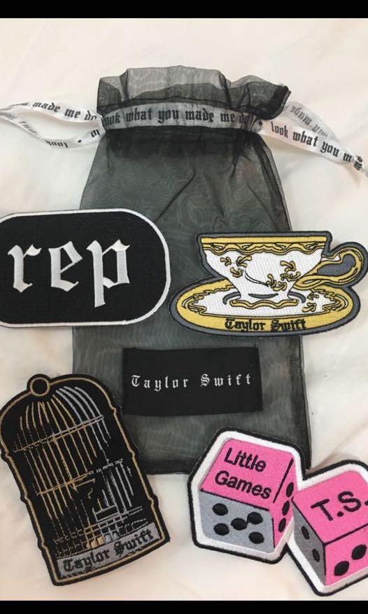 taylor swift reputation patches, Hobbies & Toys, Memorabilia ...