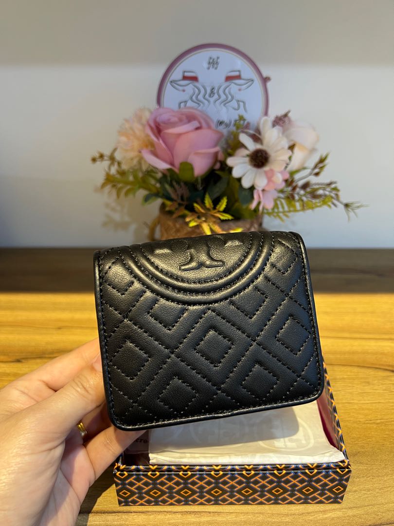 Tory burch fleming bifold mini wallet store