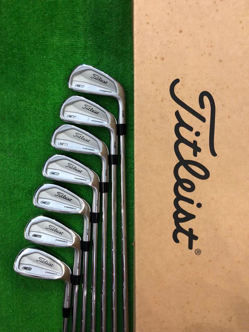 Titleist 718 CB Forged Irons (4-P) (7 Pieces) [With PREMIUM KBS Tour ...