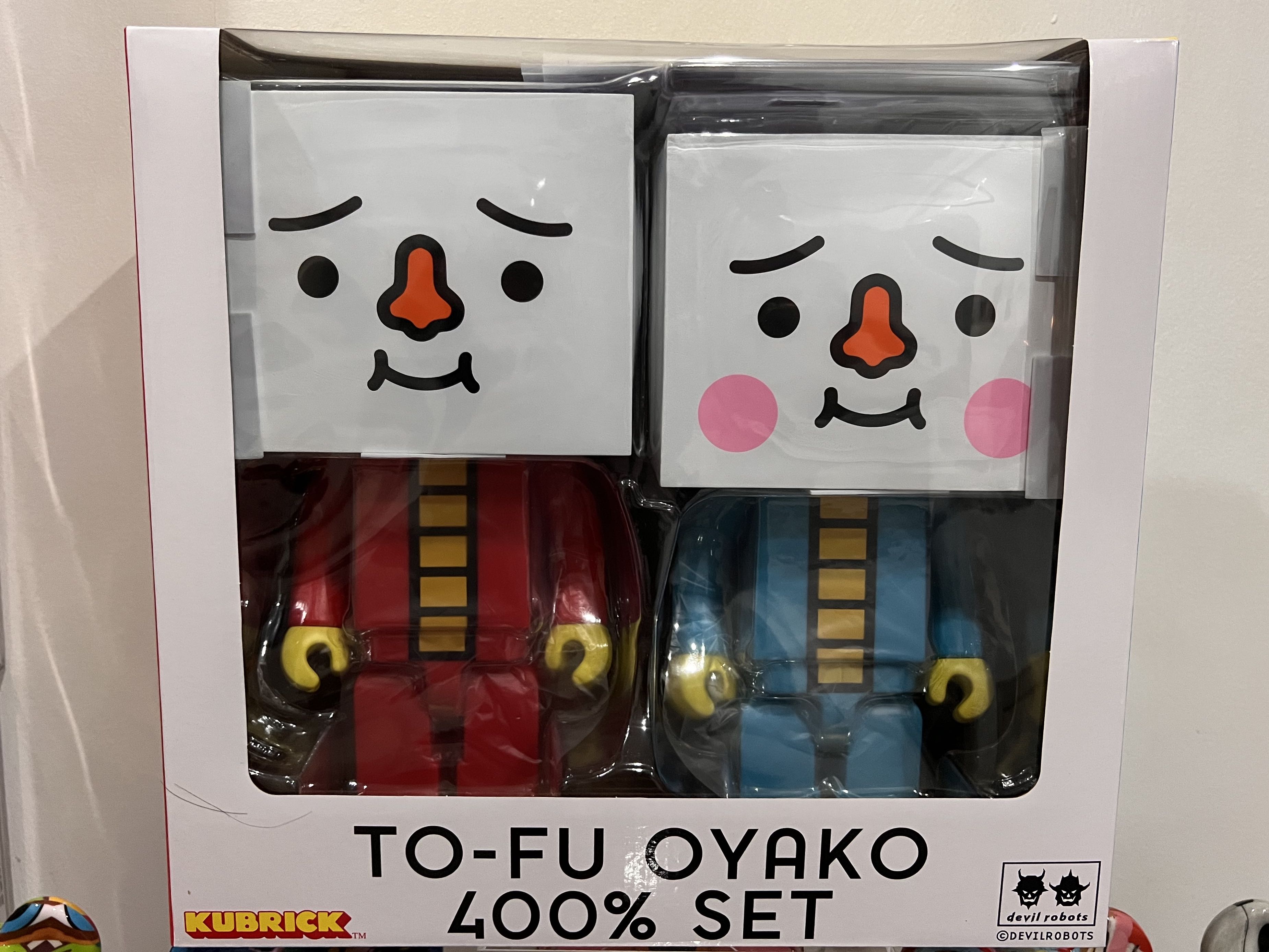 限定製作送料無料 KUBRICK TO-FU OYAKO 400％SET MEDICOM TOY 国内正規品 メディコムトイ キューブリック デビルロボッツ25周年記念 2体 キューブリック、ベアブリック