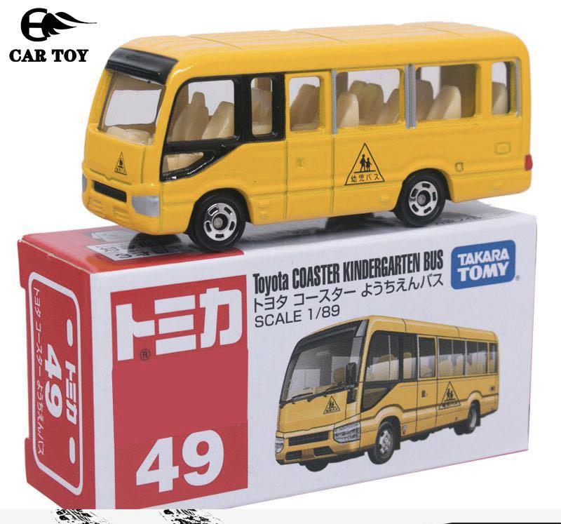 Japan Takara Tomy Tomica 49 Toyota Coaster kindergarten bus FS box 