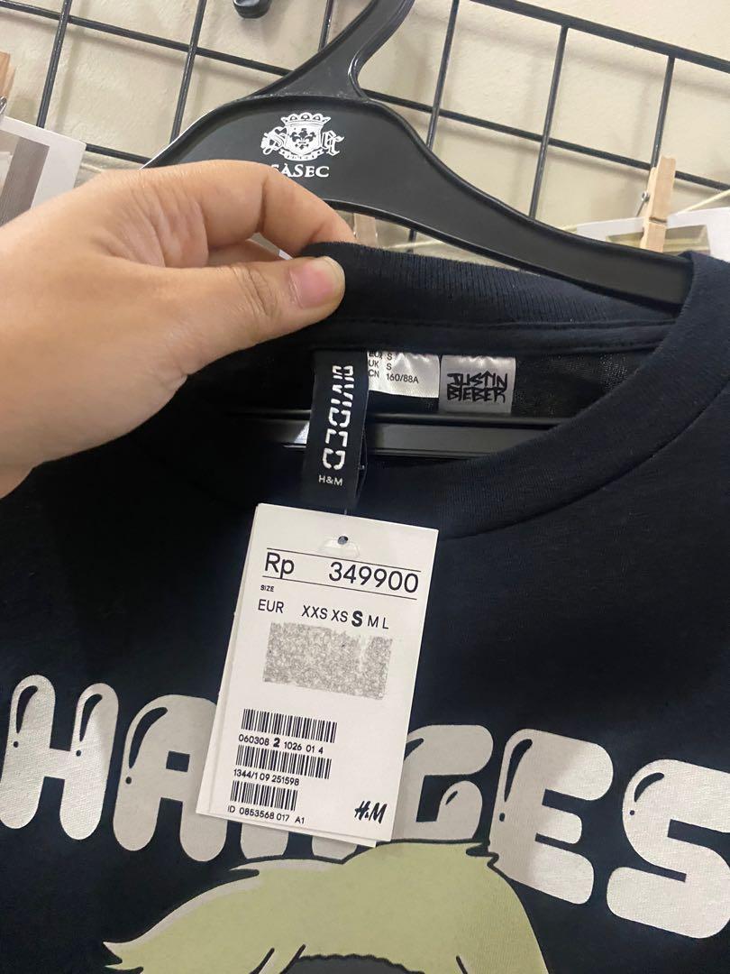 Tshirt baju justin bieber h&m bershka zara