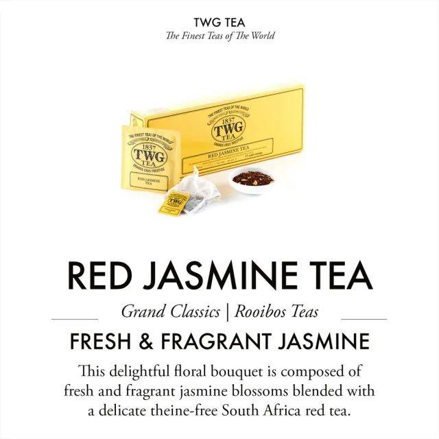 TWG Red Jasmine Tea, Food & Drinks, Packaged & Instant Food on Carousell