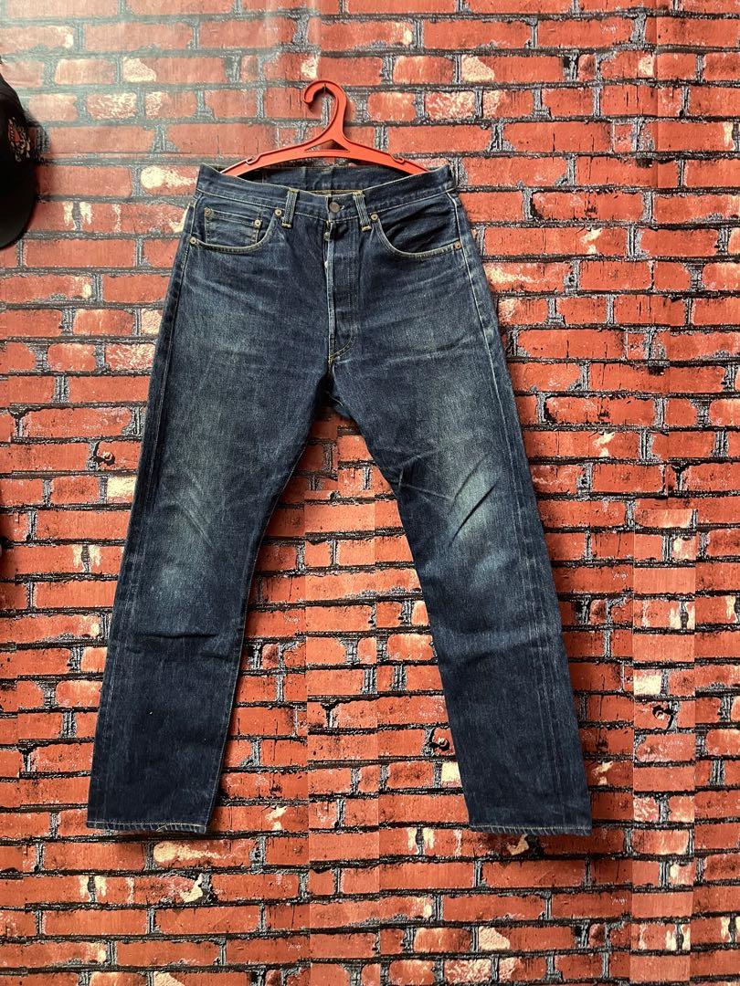 levis 501 big e button 555