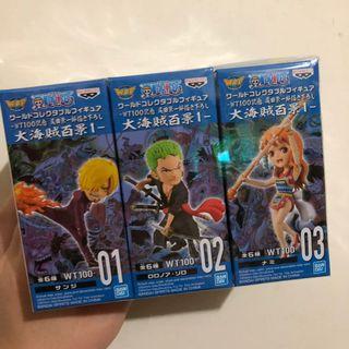 WCF 海賊王 大海賊百景01 （一組六隻）全新未拆代理版