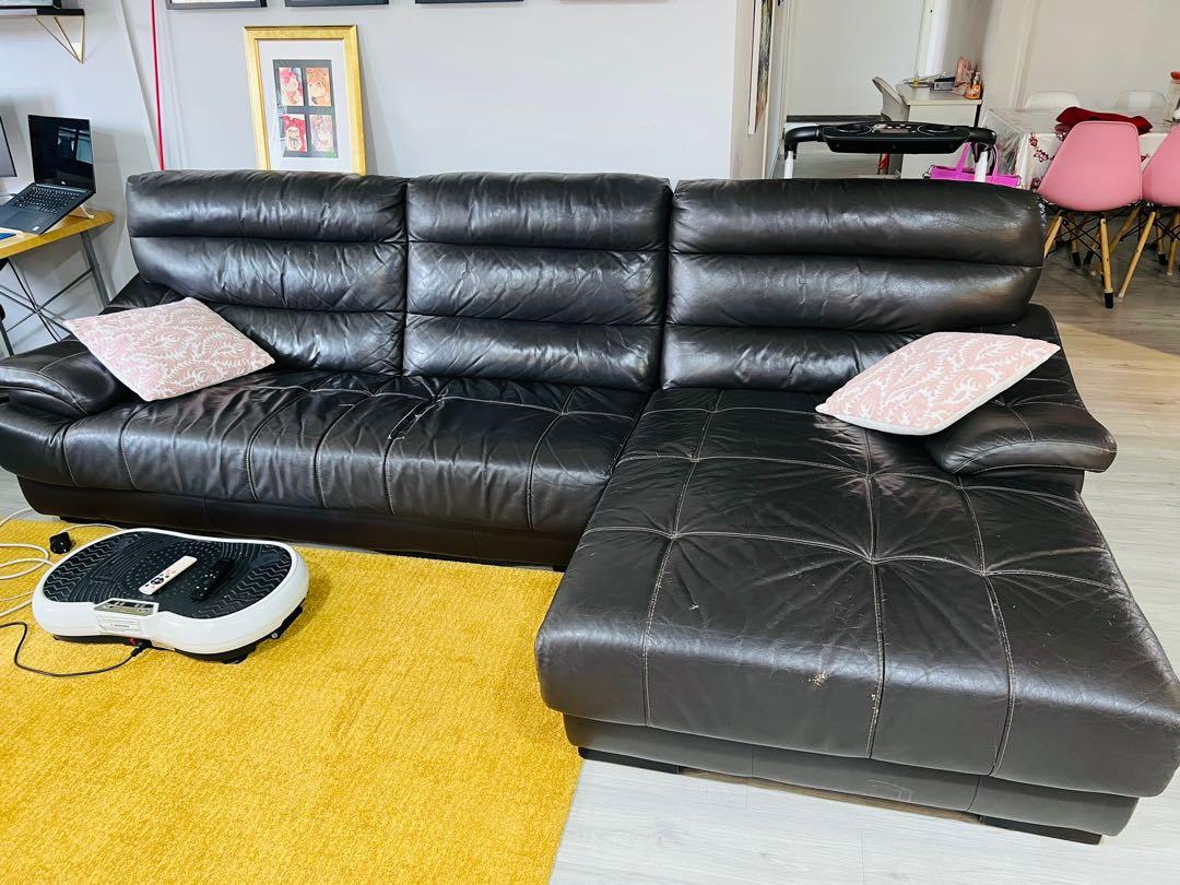 Used leather sectional for sale hot sale