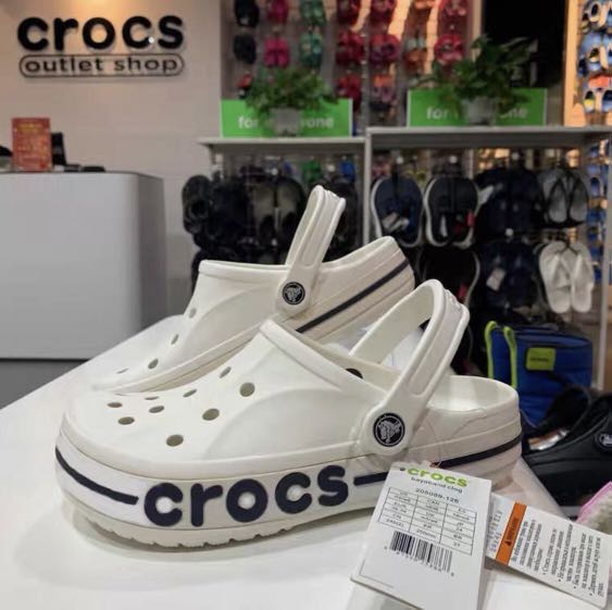 White crocs in top store