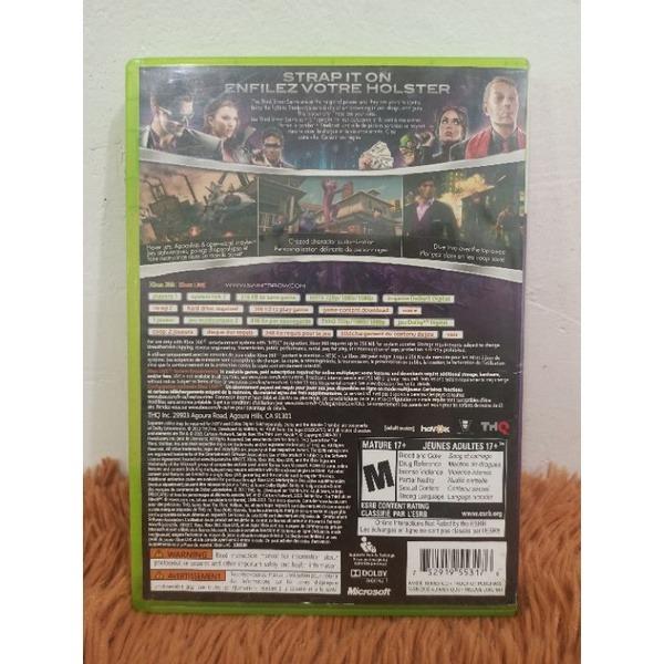 XBOX 360 Game Saints Row The Third NTSC (Category: Xbox) located in Antipolo. Submitted by outerhavenretrogames (Listing ID 1155656209, Image 3). Description: Original XBOX360 Game Game Title: Saints Row The Third Region: NTSC Edition: Standard Edition Language: English Inclusion: - 1pc Case - 1pc Art Cover - 2pcs Game Manual - 2pcs Game Inserts - 1pc Game Disc Tested: Yes, Working Condition Disclaimer 1: Tested before posting, & Will Test Again 