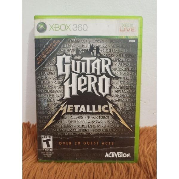 Guitar hero metallica top xbox 360