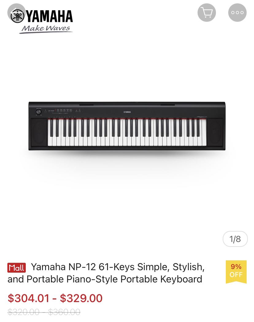 jual yamaha np12