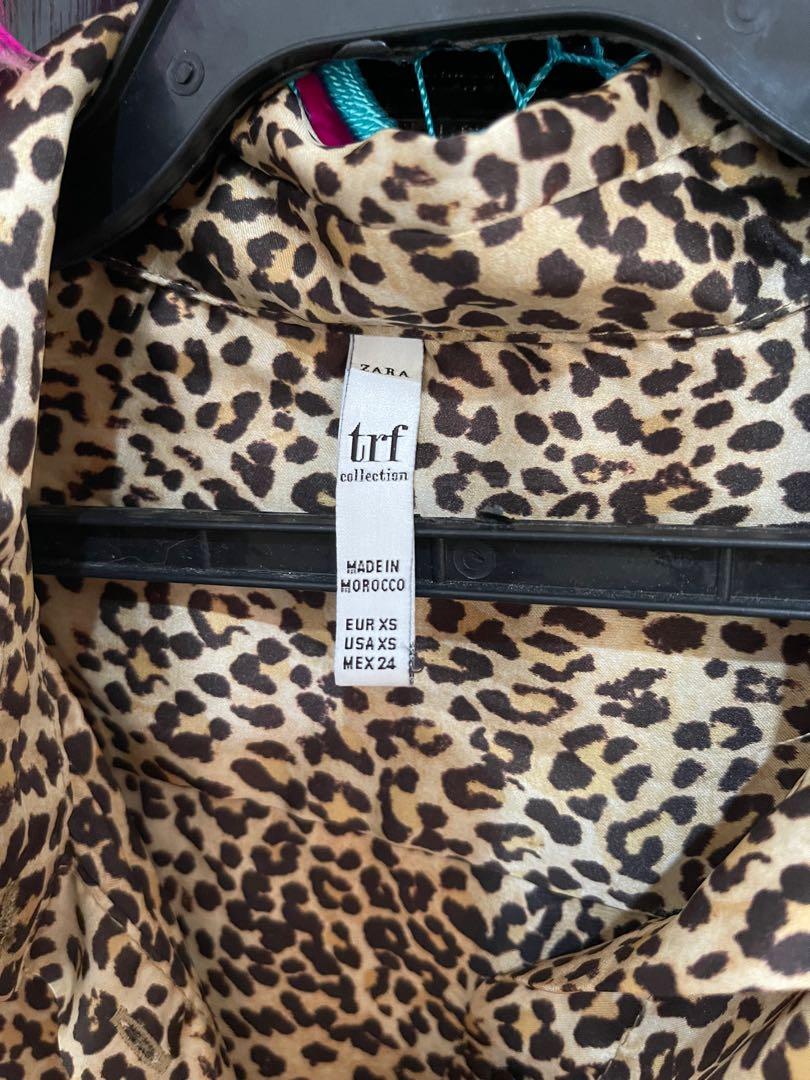 Zara Leopard Silk Top (Category: Longsleeves) located in Quezon City. Submitted by jdlreal (Listing ID 1155618877, Image 2). Description: 💯 Zara Silk Top in Leopard Print Bought from abroad. Used once. 😊 Size XS, but can fit small to semi-medium frames. .