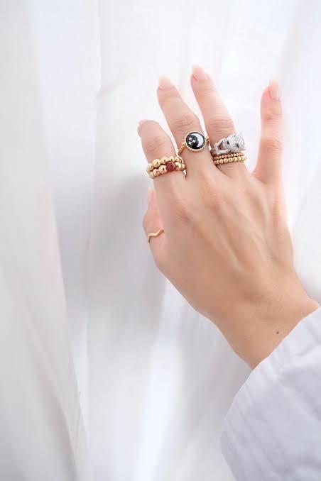 Heart evangelista ring shop stack