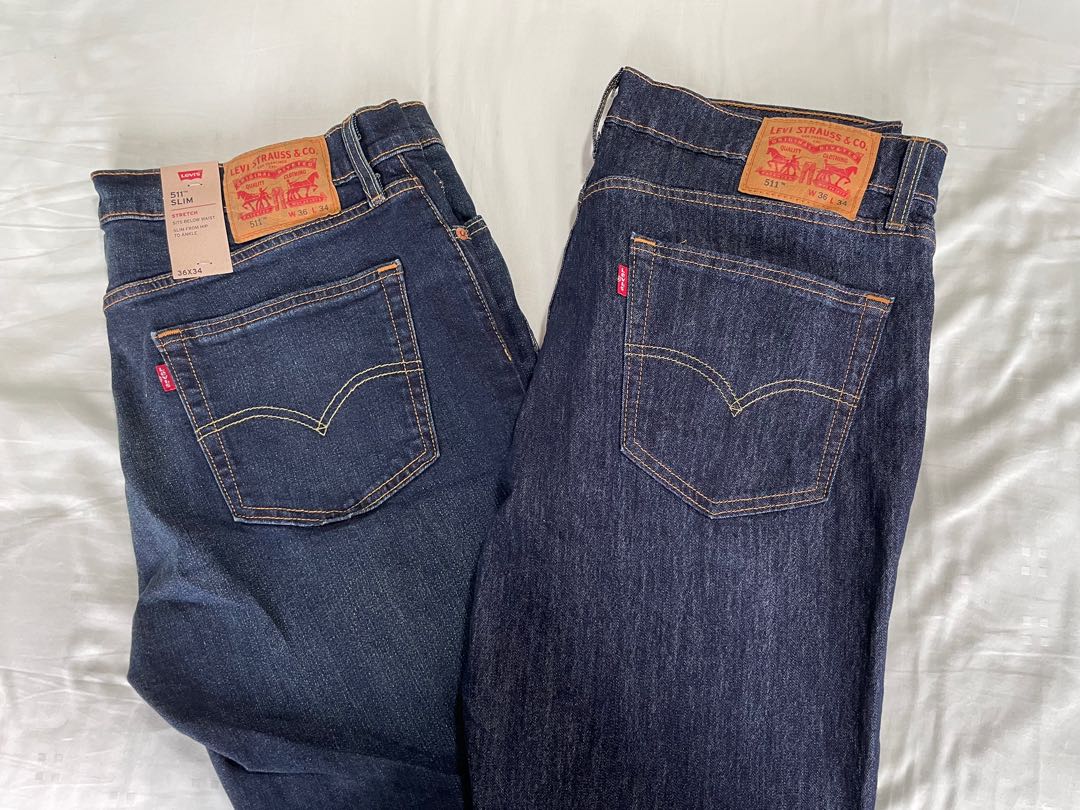2x Levi's 511 Slim Stretch W:36, Men's 