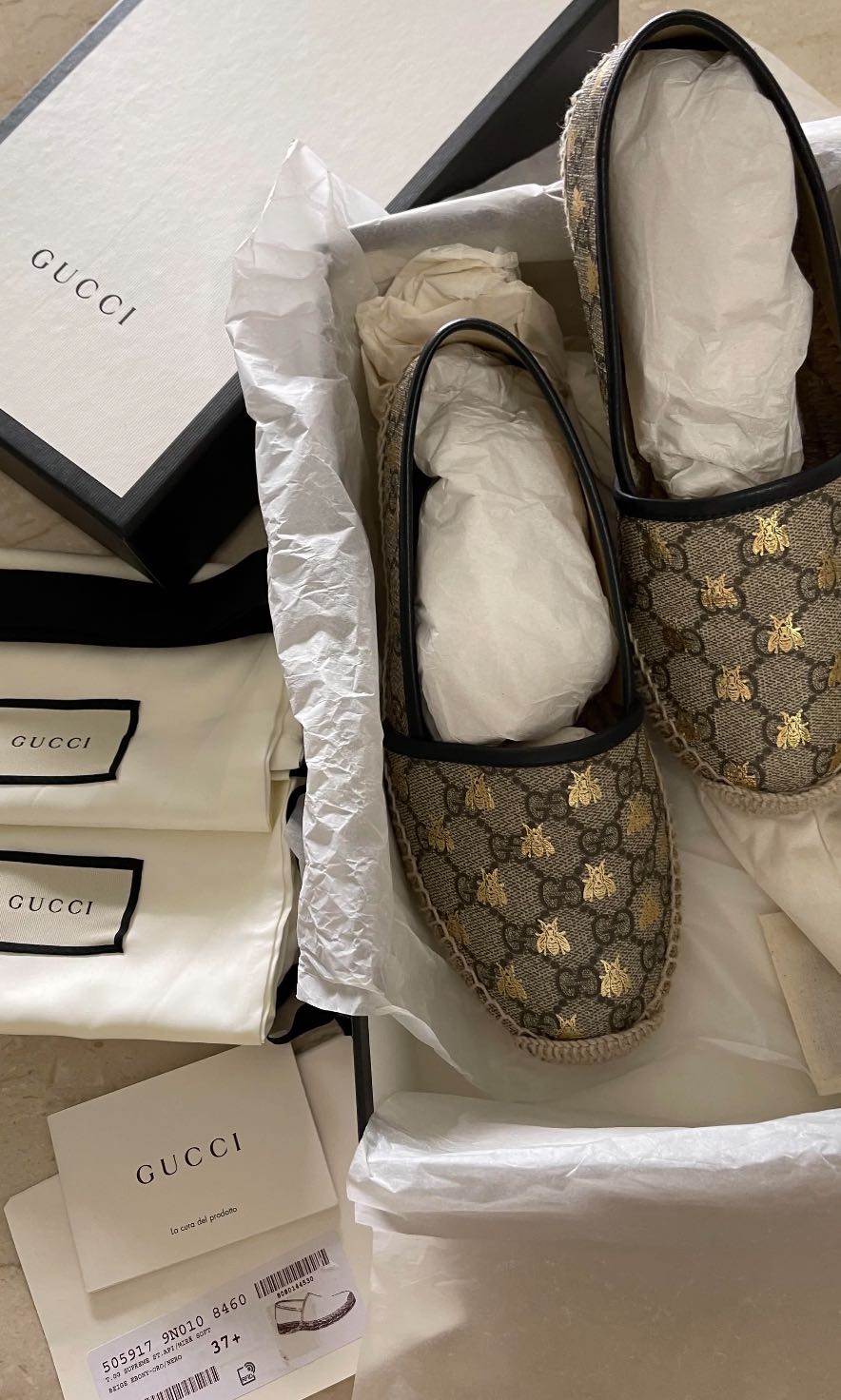 Gg supreme bees espadrille top