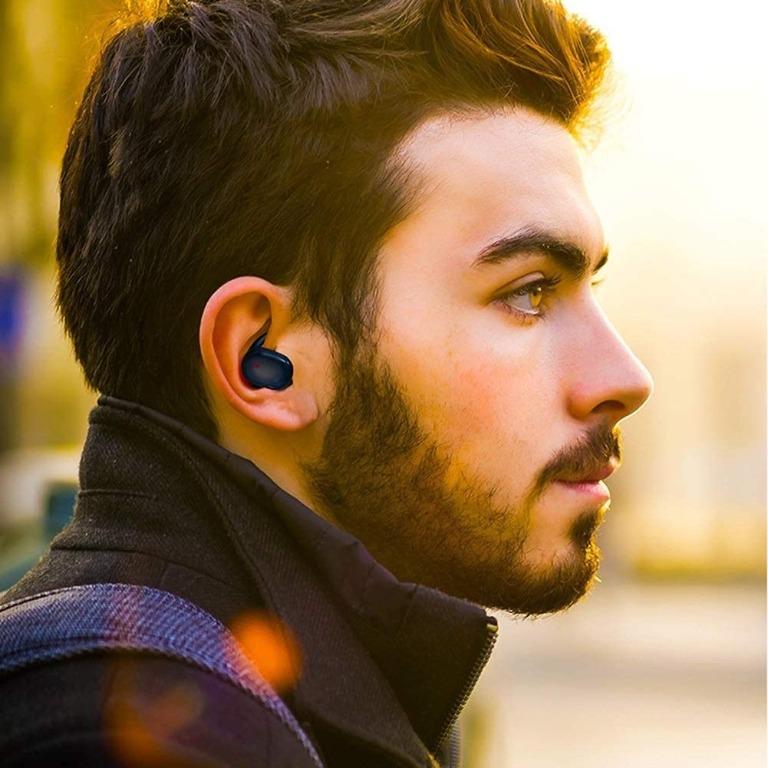 3414 Y30 TWS Wireless Bluetooth 5.0 Noise Reduction Stereo In Ear Earbuds Black Audio Earphones on Carousell