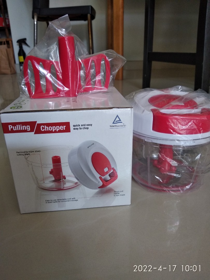 750ml Big Size Pulling Chopper with 3 blades, Everything Else on Carousell