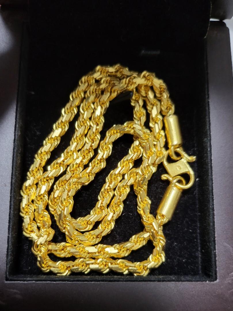 Gold chain per gram on sale