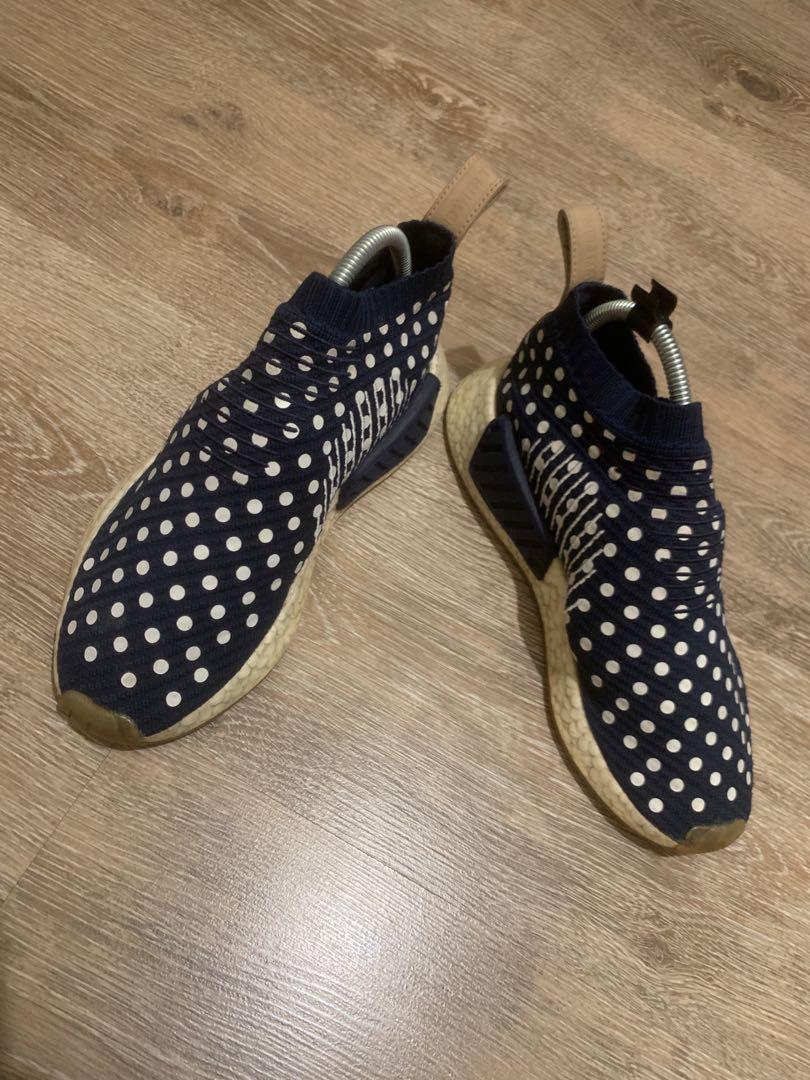 Adidas nmd cs2 Ronin Polka dot Men s Fashion Footwear Sneakers on Carousell