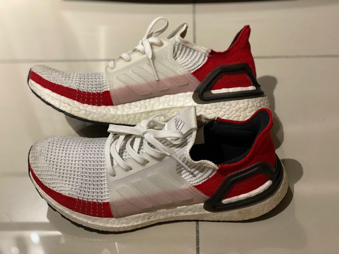 Ultraboost 19 white scarlet clearance