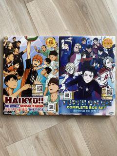 Anime Haikyuu & Yuri On Ice Original DVD Collection