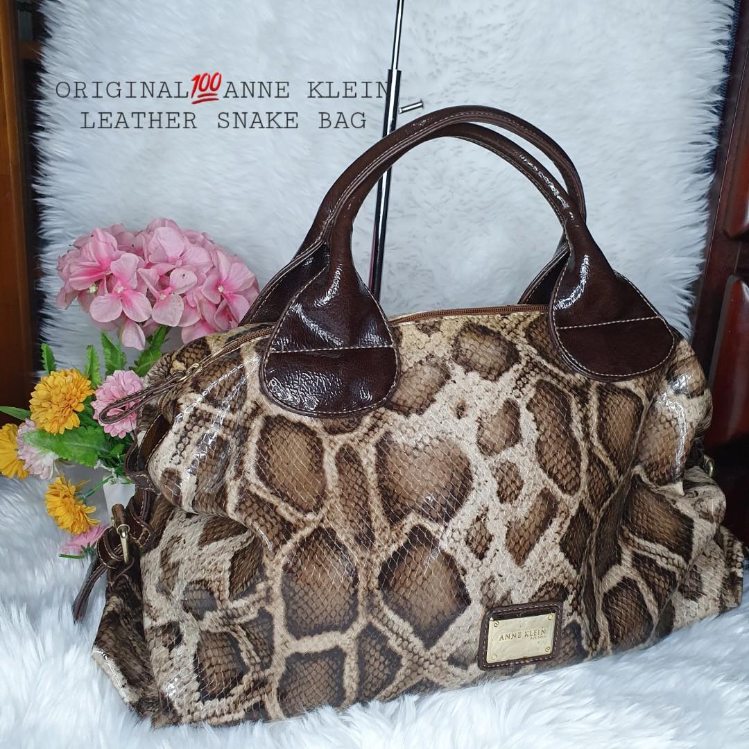 Anne klein snakeskin bag best sale