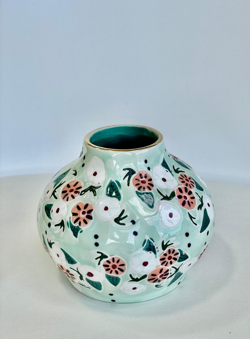 Anthropologie Ceramic Vase, Furniture & Home Living, Home Decor, Vases
