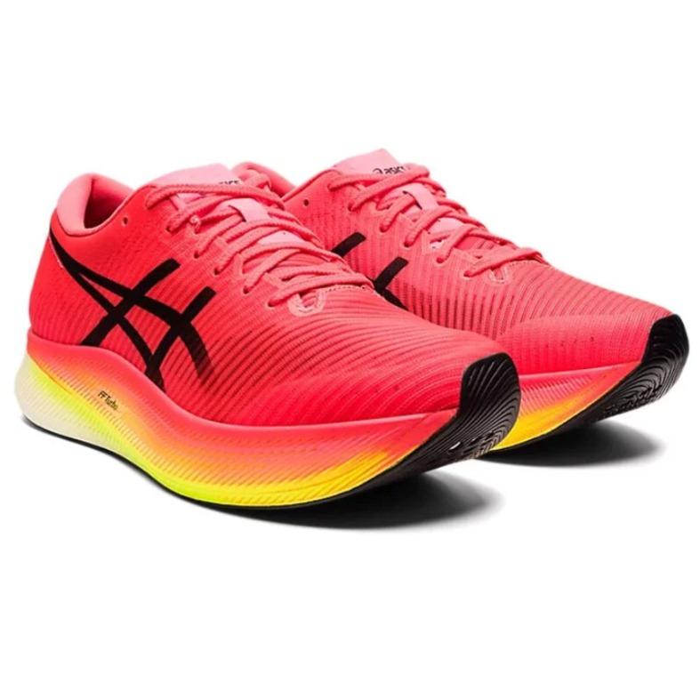 💥日本直送】Asics METASPEED EDGE 男士運動波鞋跑鞋日本直送紅黃色