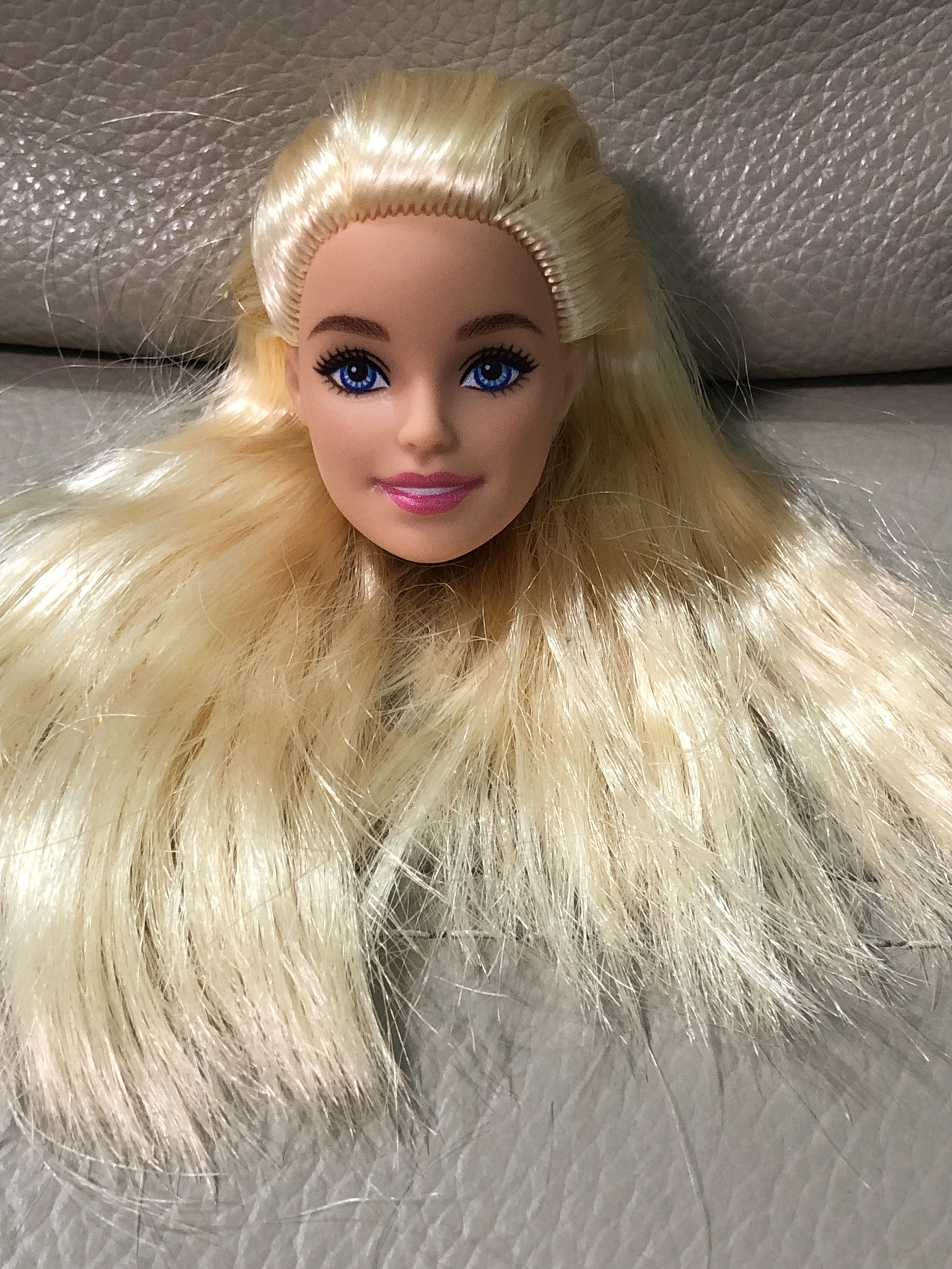 head barbie