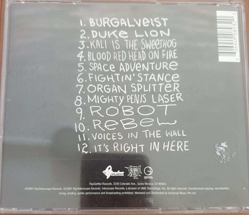BigDumbFace - Duke Lion Fights The Terror (Category: CDs & DVDs) located in Cebu City. Submitted by g_roshamboo (Listing ID 1155809186, Image 2). Description: wes borland (limp bizkit) *cd.