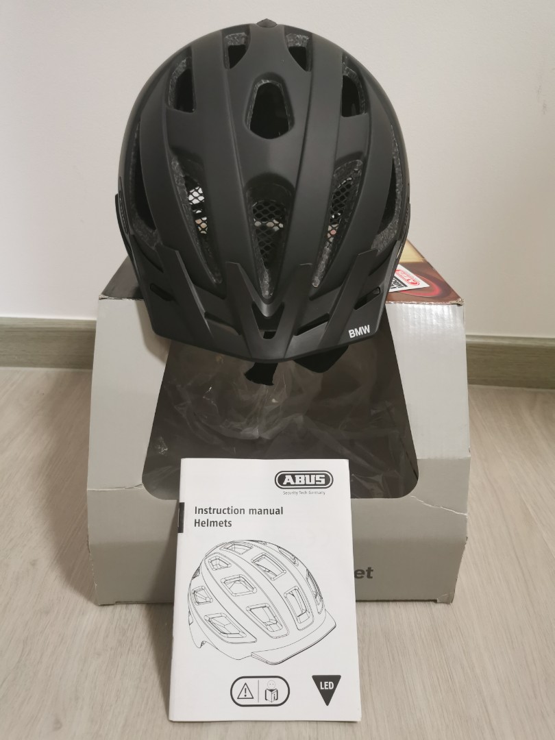 BMW Bicycle Helmet with LED light Sports Equipment Bicycles