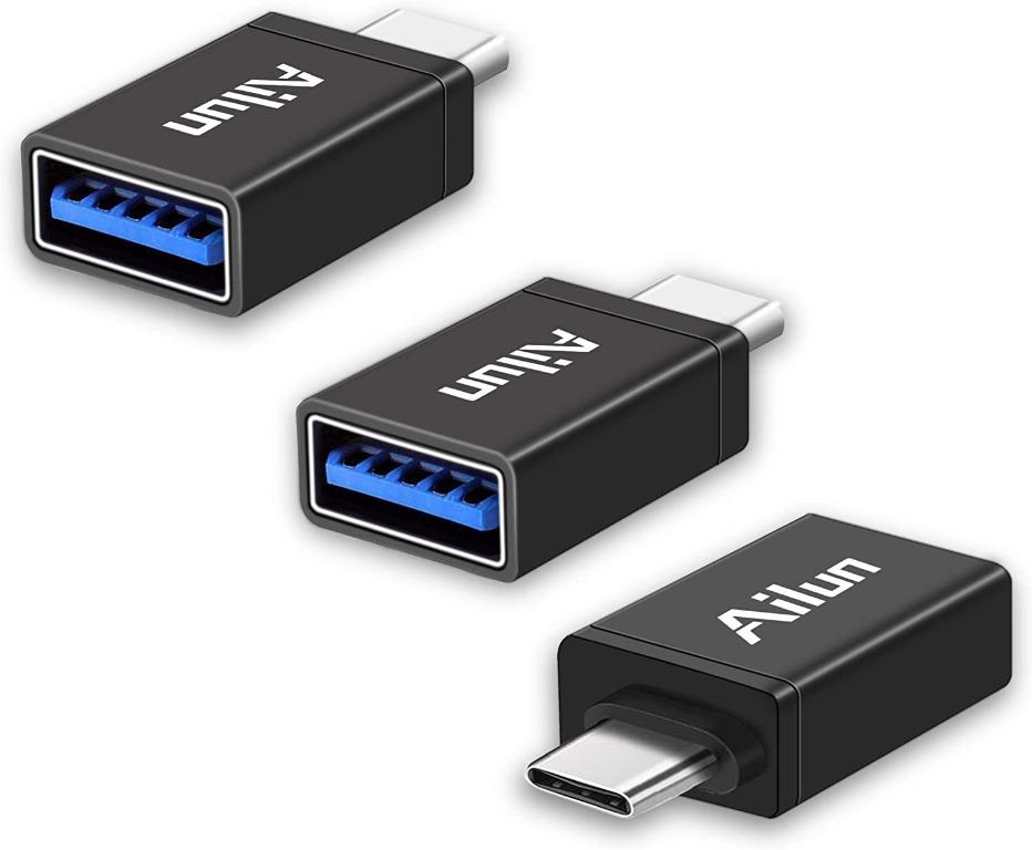 BNIB Ailun 8541670908 USB C to USB A 3.0 Adapter High Speed USB C to USB