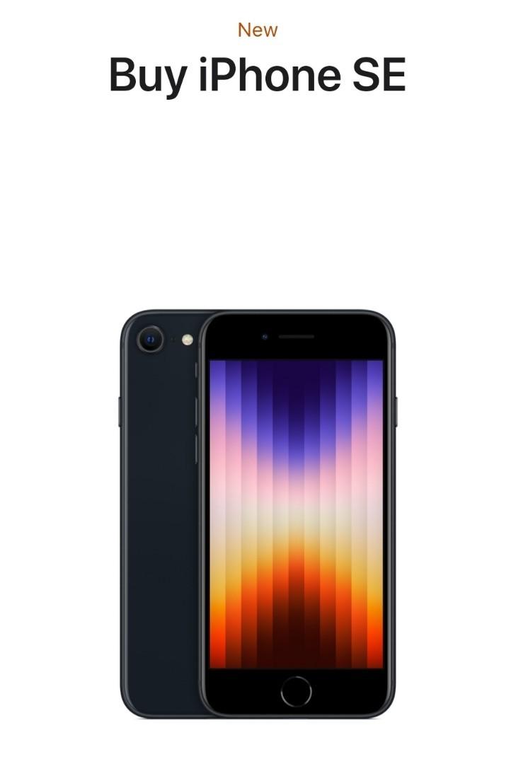 Bnib Sealed Iphone Se 22 Midnight 64gb Mobile Phones Gadgets Mobile Phones Iphone Iphone Se Series On Carousell