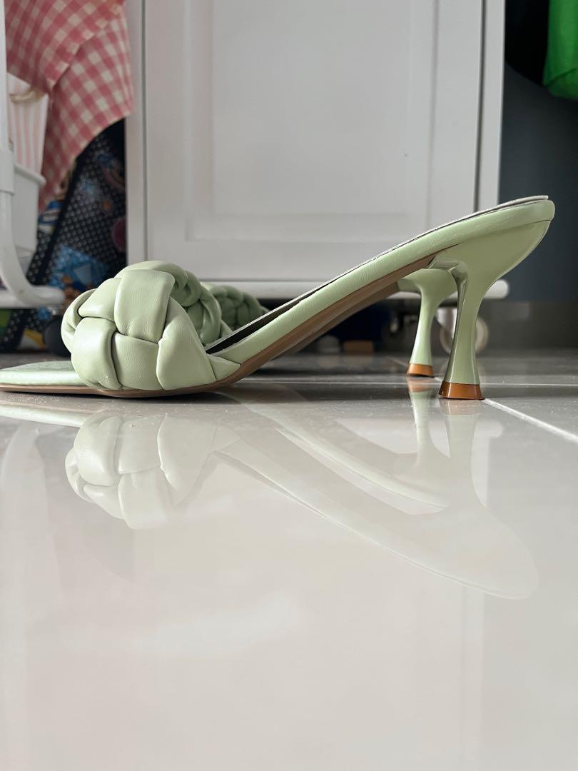 Sage green sales sandals for wedding