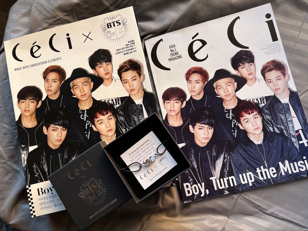 BTS Ceci Magazine 2014 with Swavorski Bracelet, Hobbies & Toys