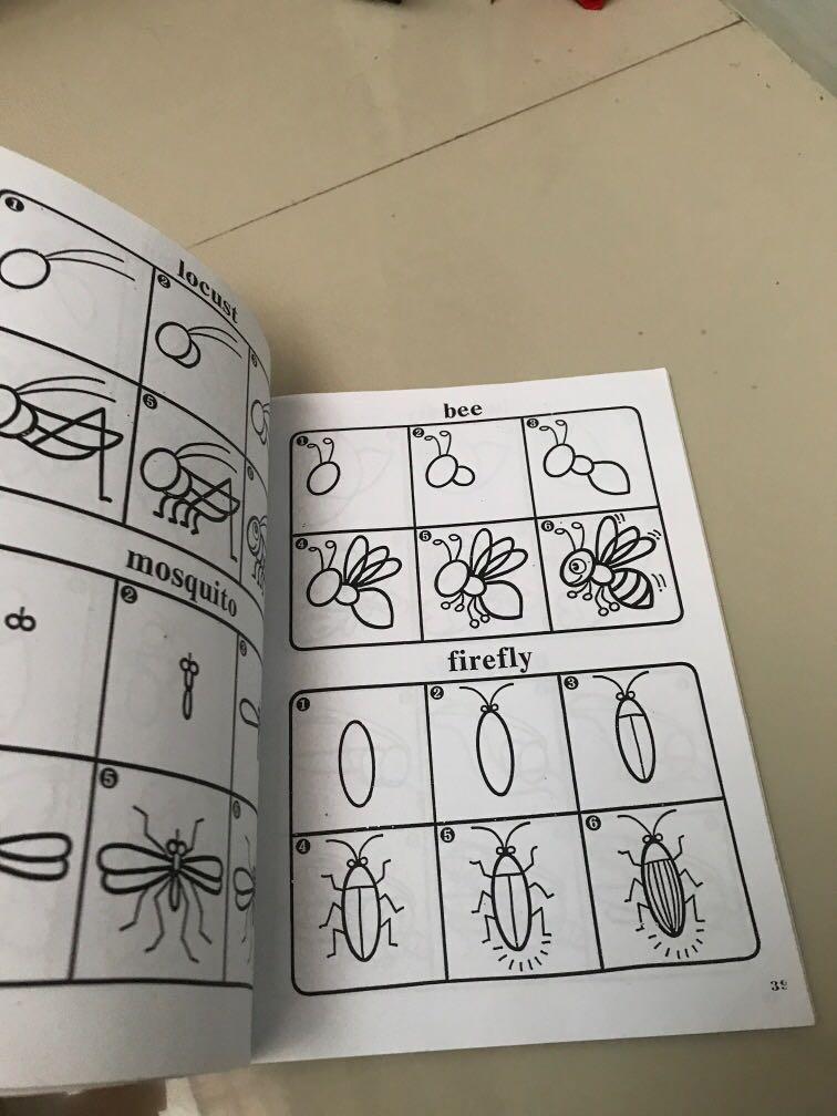 Buku tutorial anak menggambar, Buku & Alat Tulis, Buku Anak-Anak di